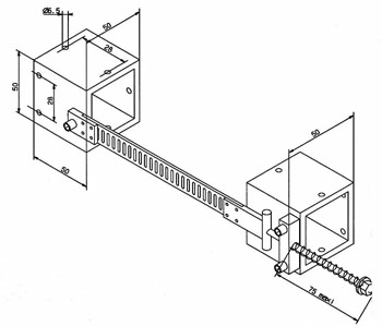 Plan of the rapid mounting system  Z.215